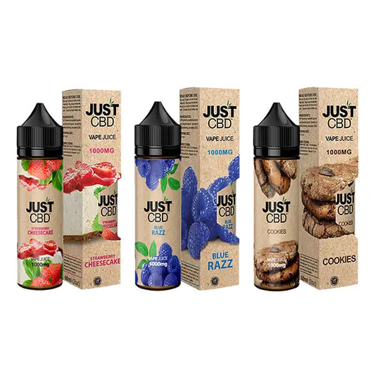 Just CBD 1000mg Vape Juice - 60ml - Cookies - CBD Products