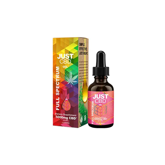 Just CBD 5000mg Full Spectrum Tincture - 30ml - CBD Products