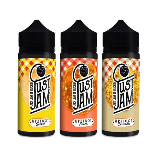 Just Jam Apricot 0mg 100ml Shortfill (70VG/30PG) - Apricot Sorbet - Vaping Products