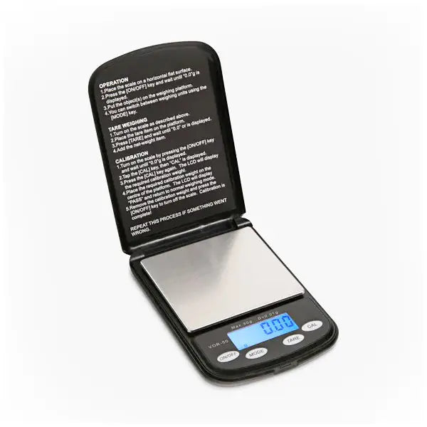 Kenex Vortex Scale 50 0.01g - 50g Digital Scale VOR-50 - Black - Smoking Products