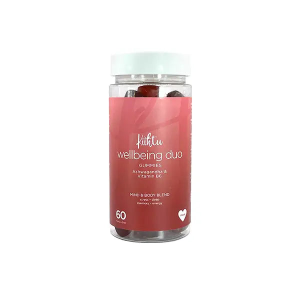 Kiihtu Wellbeing Duo Ashwagandha Gummy - 60 Pieces - Nootropics & Supplements