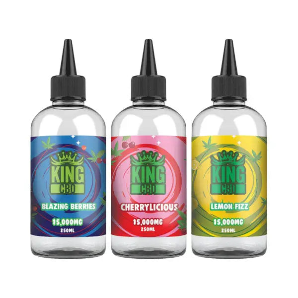 King CBD 15,000mg CBD E-liquid 250ml (BUY 1 GET 1 FREE) - Vaping Products