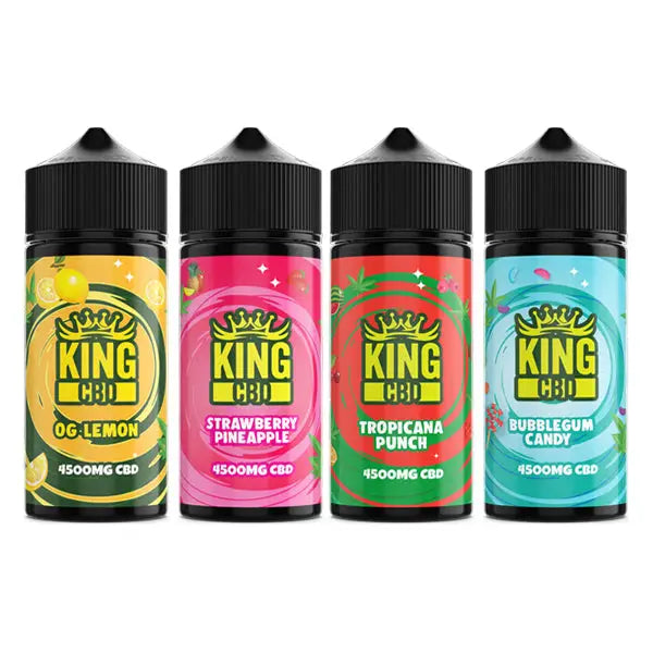 King CBD 4500mg CBD E-liquid 120ml (BUY 1 GET 1 FREE) - Vaping Products