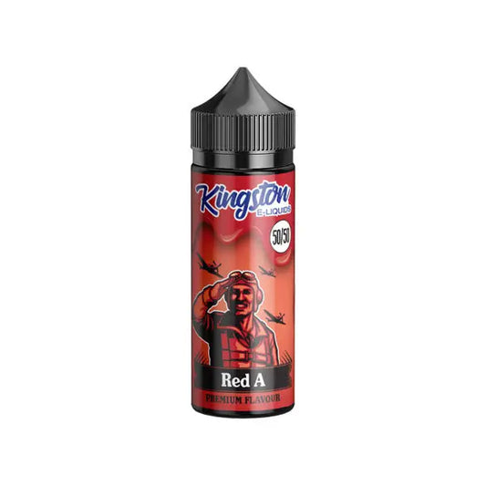 Kingston 120ml Shortfill 0mg (50VG/50PG) - Red A - Vaping Products