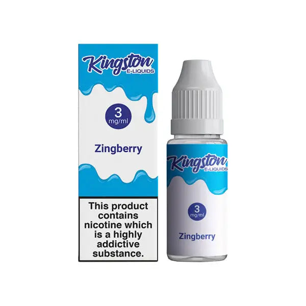 Kingston 3mg 10ml E-liquids (50VG/50PG) - Zingberry - Vaping Products