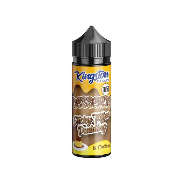 Kingston Desserts 120ml Shortfill 0mg (50VG/50PG) - Vaping Products