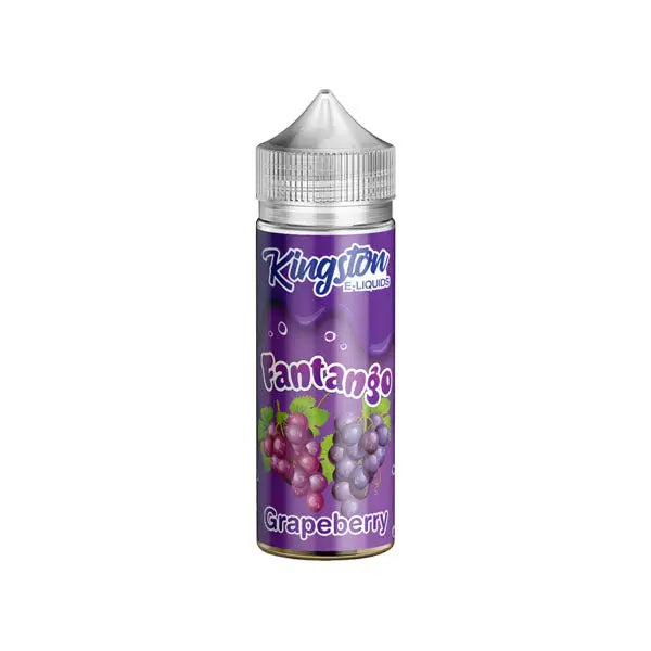 Kingston Fantango 120ml Shortfill 0mg (70VG/30PG) - Grapeberry - Vaping Products