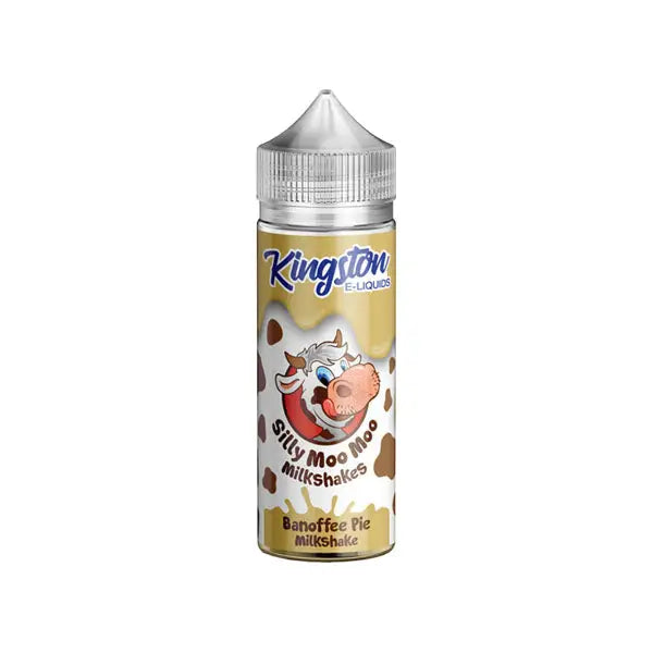Kingston Silly Moo Moo Milkshakes 120ml Shortfill 0mg (70VG/30PG) - Vaping Products