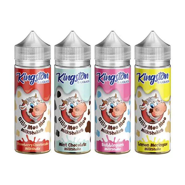 Kingston Silly Moo Moo Milkshakes 120ml Shortfill 0mg (70VG/30PG) - Vaping Products