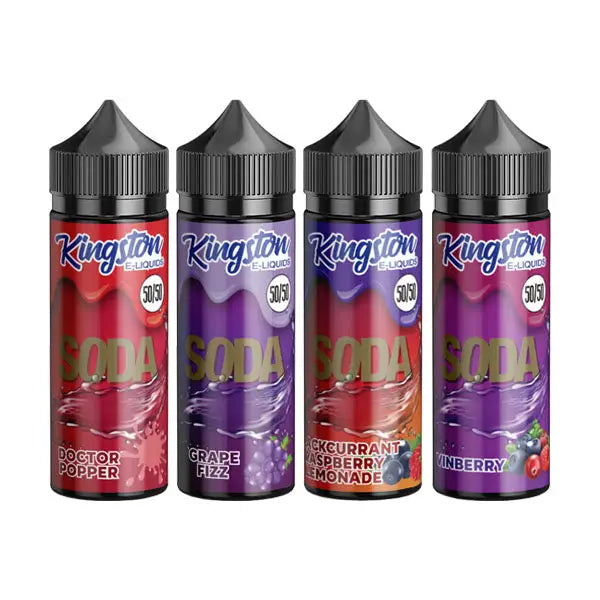 Kingston Soda 120ml Shortfill 0mg (50VG/50PG) - Vaping Products