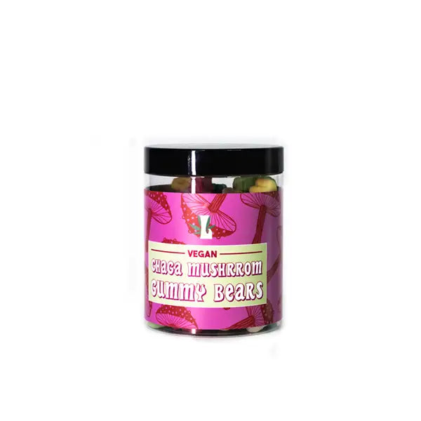 Loxa Chaga Vegan Mushroom Gummy Bears 8000mg - 400g Tub - Nootropics & Supplements