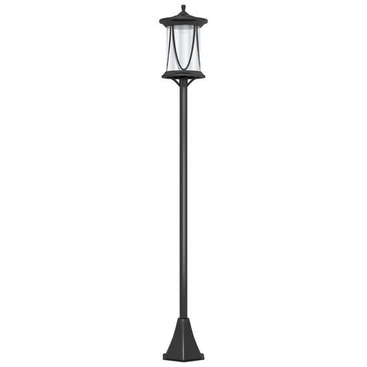 Outsunny 1.3 M LED Outdoor Street Light, Waterproof IP44, Cool White - The Magic Elf