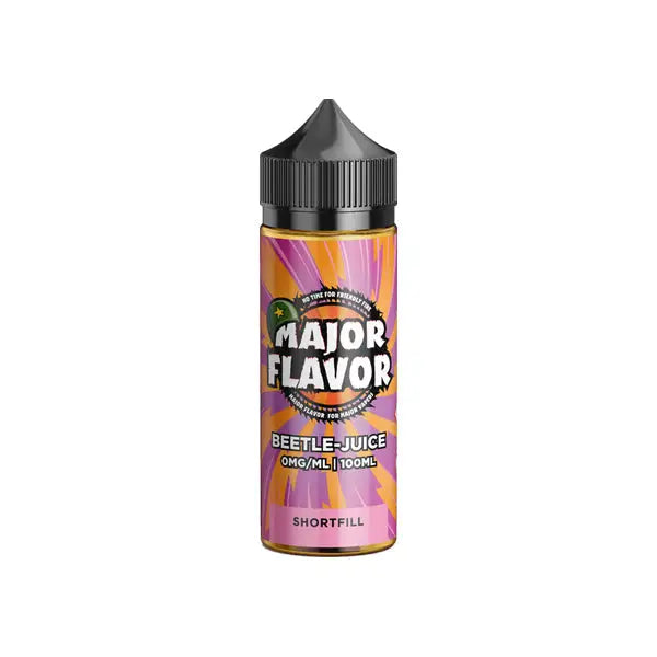 Major Flavor 100ml Shortfill 0mg (70VG/30PG) - Vaping Products