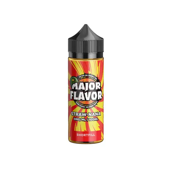 Major Flavor 100ml Shortfill 0mg (70VG/30PG) - Vaping Products