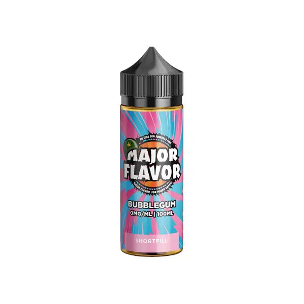 Major Flavor 100ml Shortfill 0mg (70VG/30PG) - Vaping Products