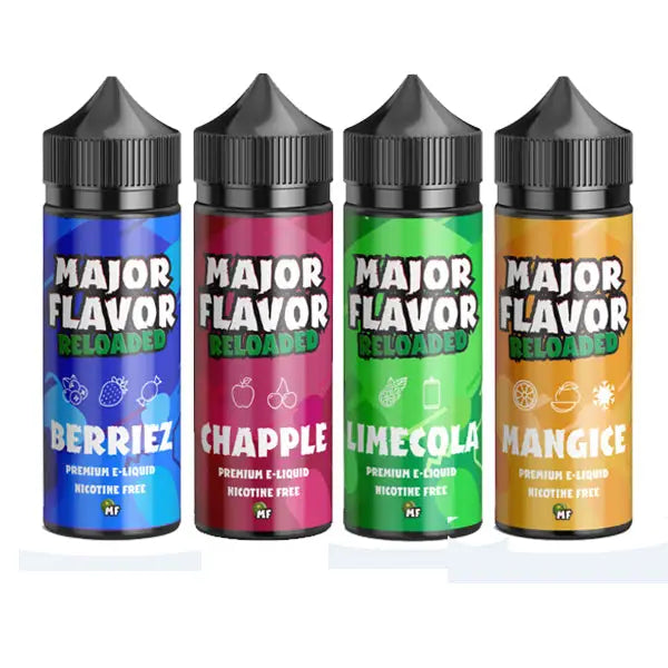 Major Flavor Reloaded 100ml Shortfill 0mg (70VG/30PG) - Vaping Products