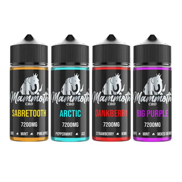 Mammoth CBD 7200mg CBD E-liquid 120ml (30VG/70PG) - CBD Products