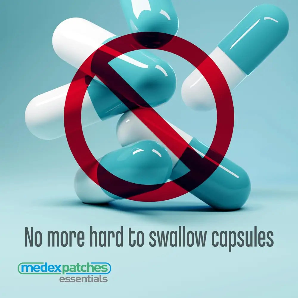 Medex Essentials Extra Strong Transdermal 70mg CBD Patches - 12 Patches - CBD Products