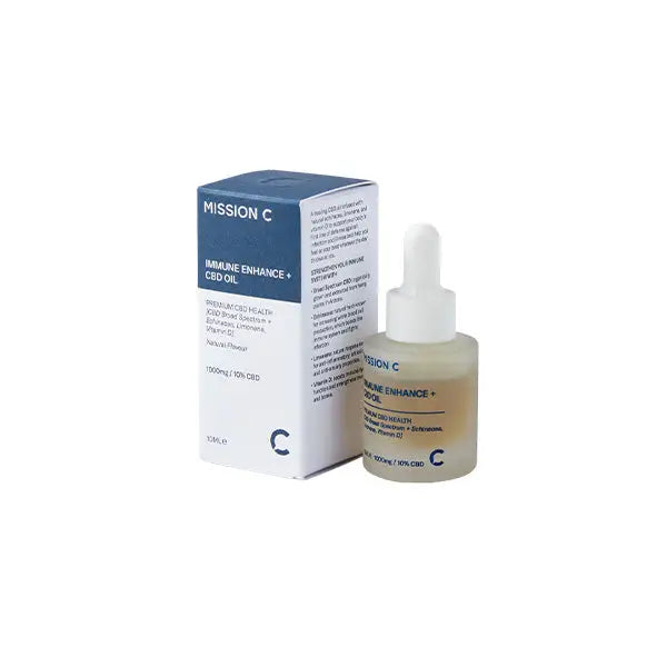 Mission C Immune Enhance + 1000mg CBD Oil - 10ml - CBD Products