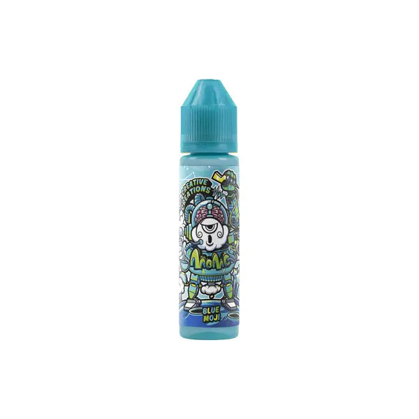 Momo Creative Creations 50ml Shortfill 0mg (70VG/30PG) - Blue Moji - Vaping Products