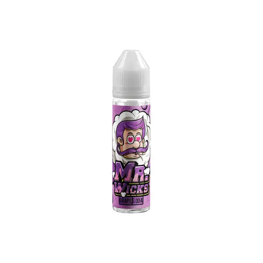 Mr Wicks 50ml Shortfill 0mg (70VG/30PG) - Grape Soda - Vaping Products