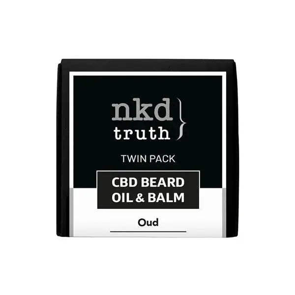 NKD 150mg CBD Twin Pack OUD Beard Oil and balm - CBD Products