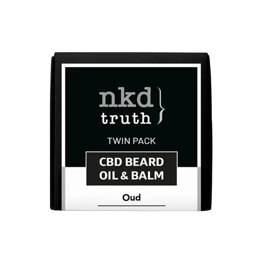 NKD 150mg CBD Twin Pack OUD Beard Oil and balm - CBD Products