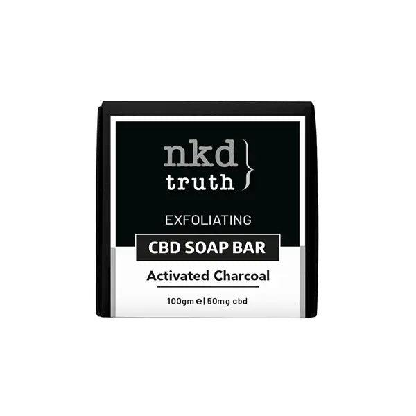 NKD 50mg CBD Specialty Activated Charcoal soap bar 100g - CBD Products