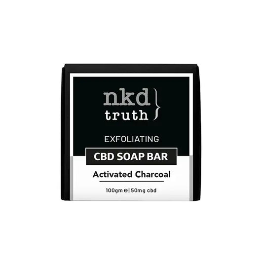 NKD 50mg CBD Specialty Activated Charcoal soap bar 100g - CBD Products