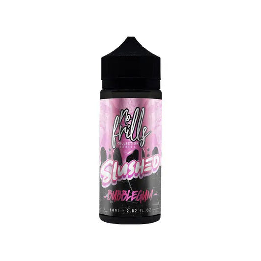 No Frills Collection Slushed 80ml Shortfill 0mg (80VG/20PG) - Bubblegum - Vaping Products