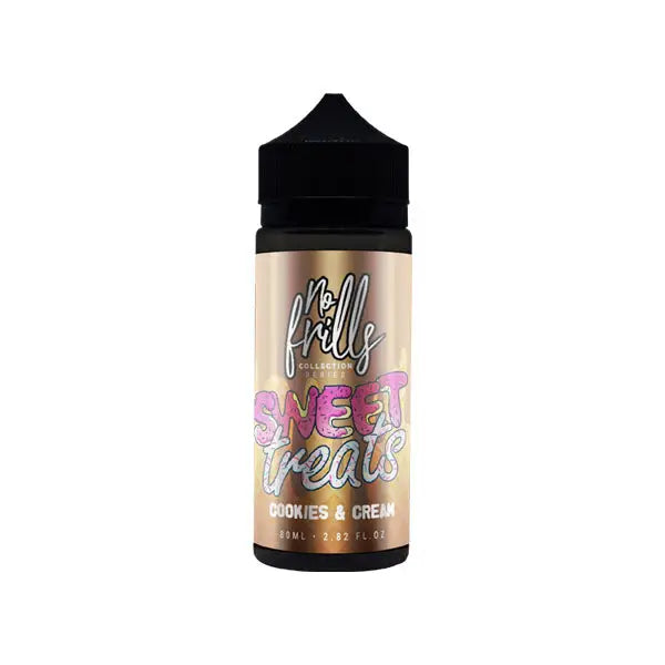 No Frills Collection Sweet Treats 80ml Shortfill 0mg (80VG/20PG) - Vaping Products