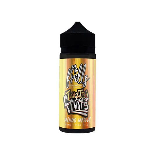 No Frills Collection Twizted Fruits 80ml Shortfill 0mg (80VG/20PG) - Mango Medley - Vaping Products