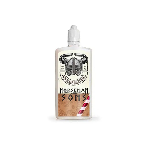Norsemen 100ml Shortfill Flask Milkshakes 0mg (70VG/30PG) - Vaping Products