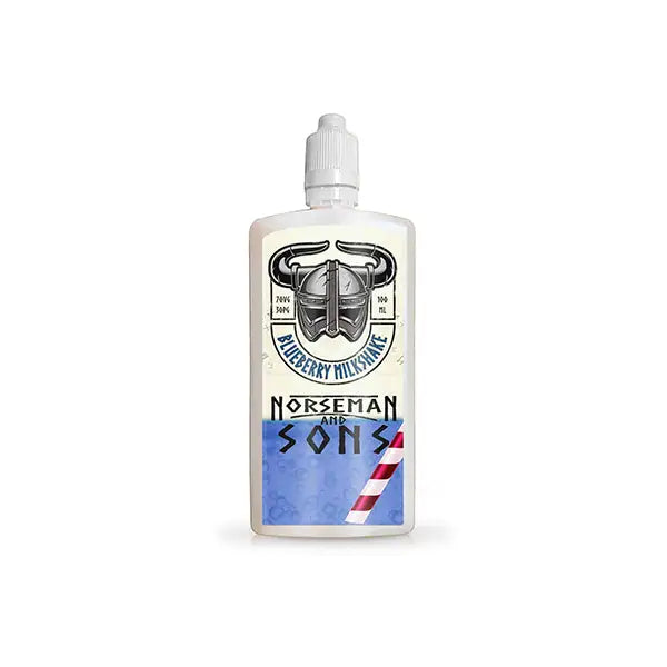 Norsemen 100ml Shortfill Flask Milkshakes 0mg (70VG/30PG) - Vaping Products