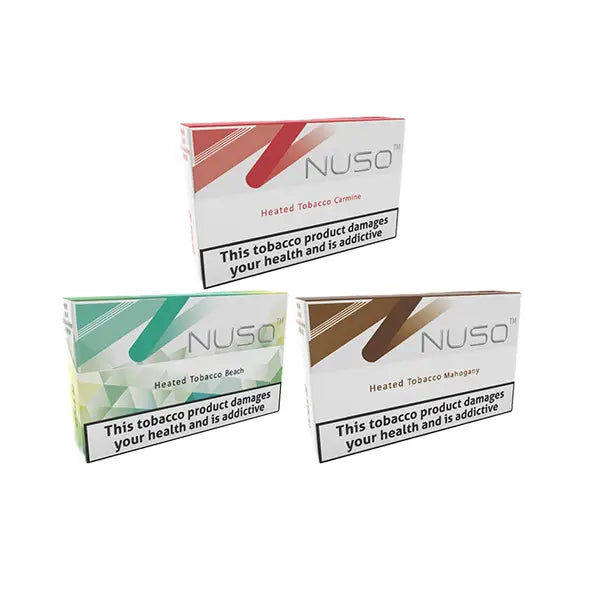 NUSO Heated Tobacco Sticks Strength 2 - 20 Sticks - Smoking Products