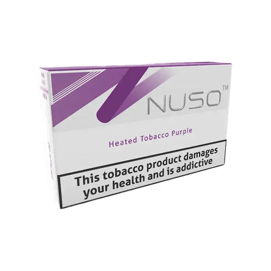 NUSO Heated Tobacco Sticks Strength 3 - 20 Sticks - Purple Tobacco - Smoking Products