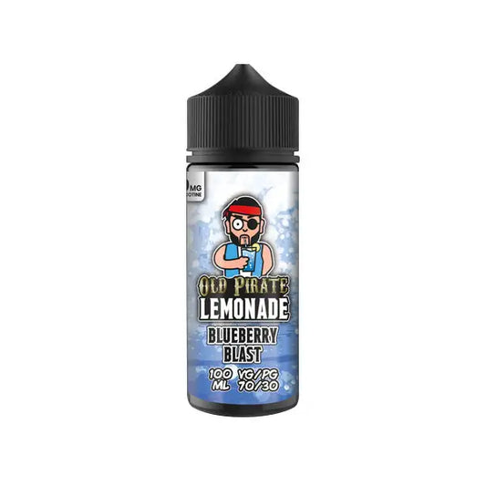 Old Pirate Lemonade 100ml Shortfill 0mg (70VG/30PG) - Blueberry Blast - Vaping Products