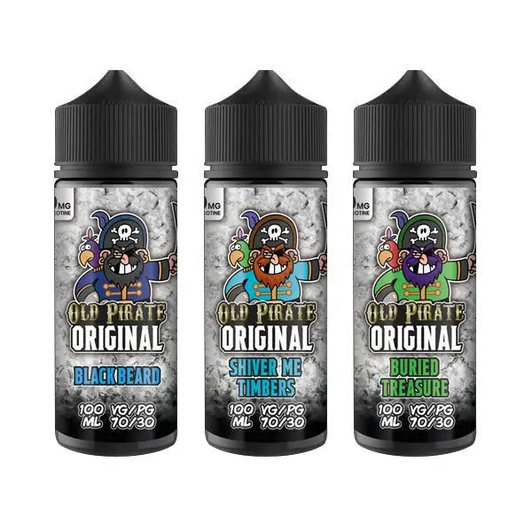 Old Pirate Original 100ml Shortfill 0mg (70VG/30PG) - Vaping Products