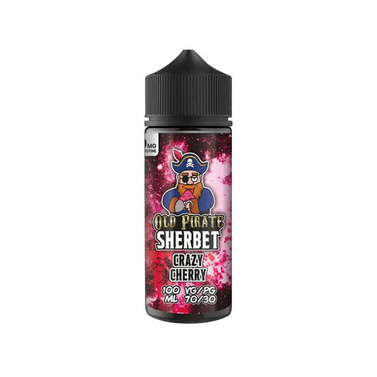 Old Pirate Sherbet 100ml Shortfill 0mg (70VG/30PG) - Crazy Cherry - Vaping Products