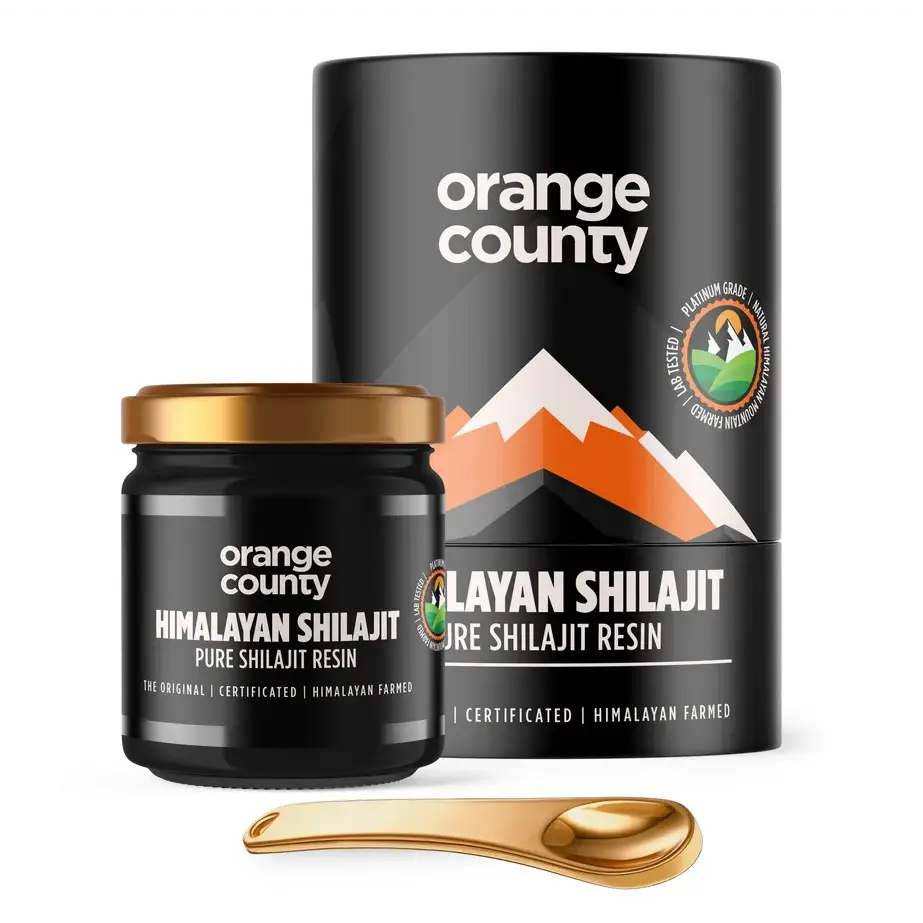 Orange County 100% Pure Organic Himalayan Shilajit Resin Fulvic Acid Lab Tested - 50g - Nootropics & Supplements