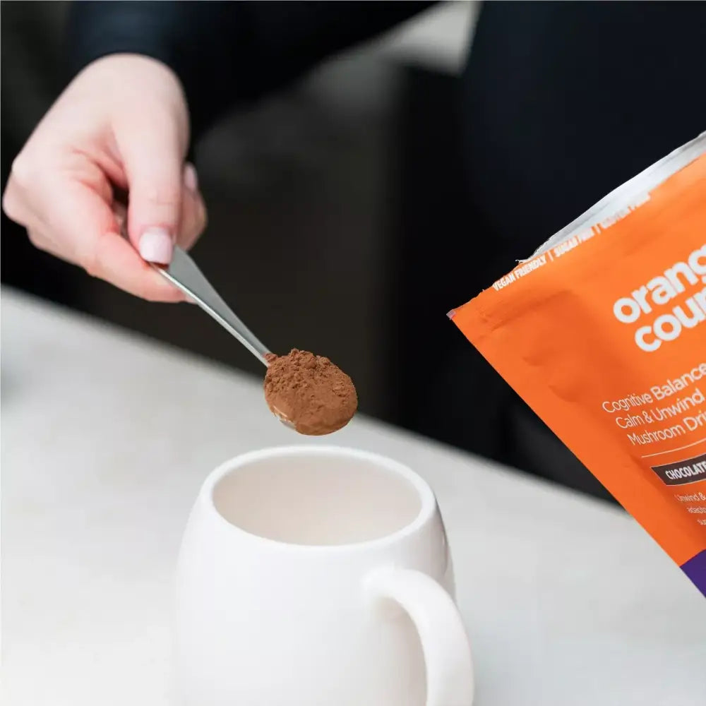 Orange County 90000mg BRAIN FOOD Calm & Unwind Chocolate Flavour Powder - 240g - Nootropics & Supplements