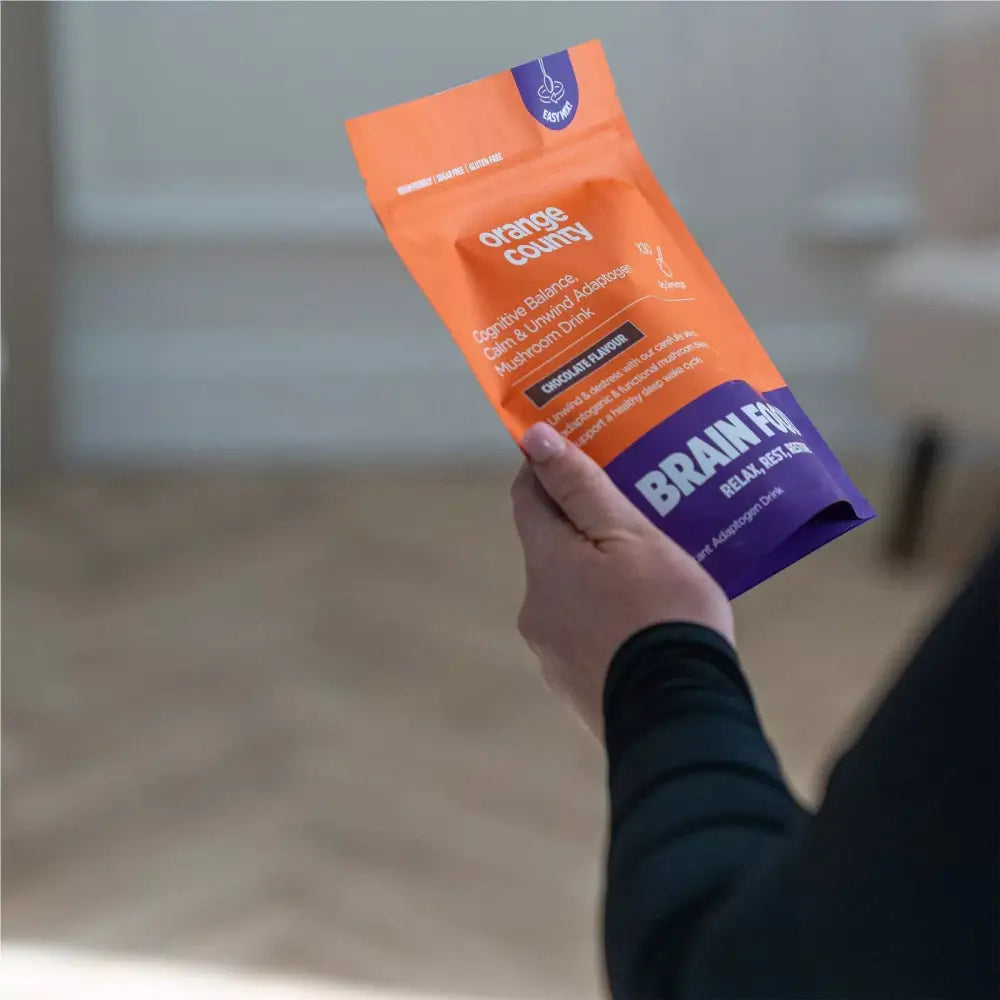 Orange County 90000mg BRAIN FOOD Calm & Unwind Chocolate Flavour Powder - 240g - Nootropics & Supplements