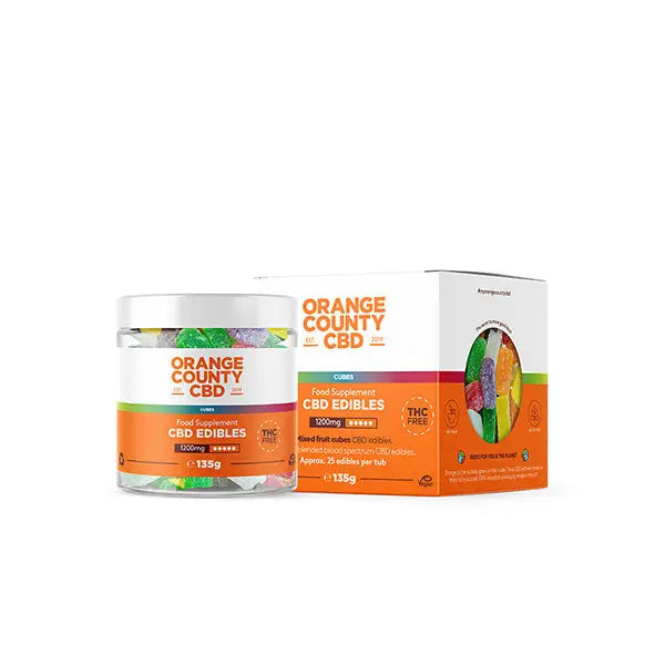 Orange County CBD 1200mg Gummies - Small Pack - CBD Products