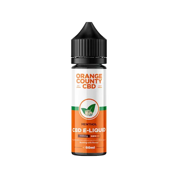 Orange County CBD 1500mg Broad Spectrum CBD E liquid 50ml (60VG/40PG) CBD Products