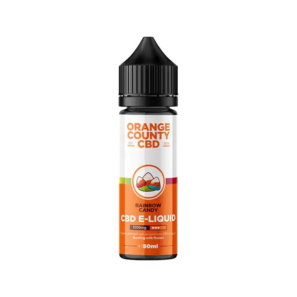 Orange County CBD 1500mg Broad Spectrum CBD E-liquid 50ml (60VG/40PG) - CBD Products