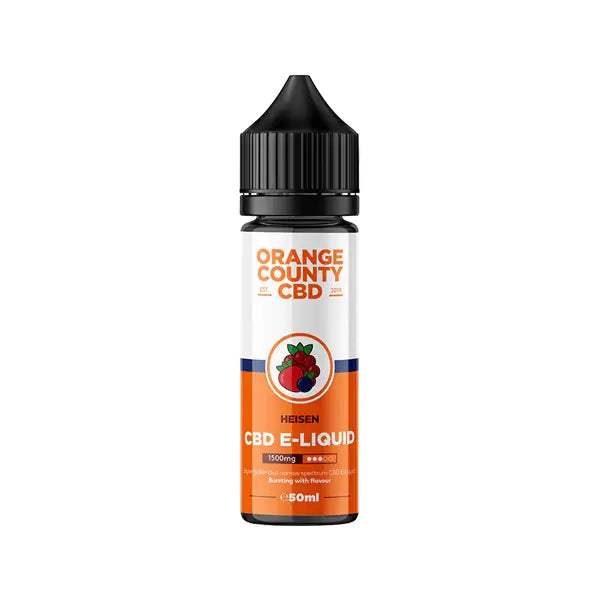Orange County CBD 1500mg Broad Spectrum CBD E-liquid 50ml (60VG/40PG) - CBD Products