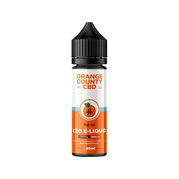 Orange County CBD 1500mg Broad Spectrum CBD E-liquid 50ml (60VG/40PG) - CBD Products