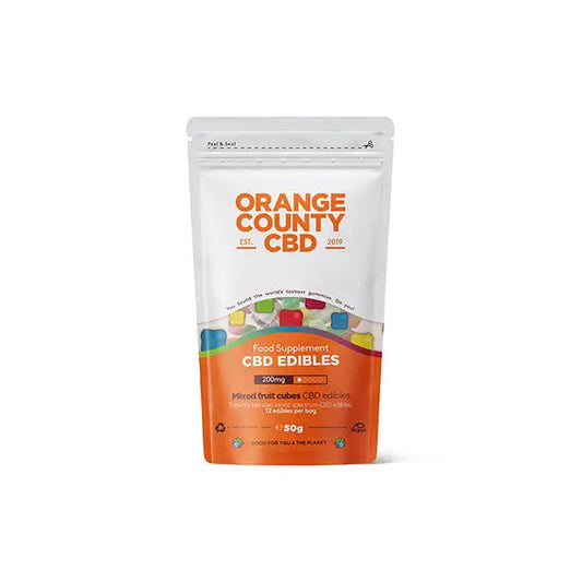 Orange County CBD 200mg Gummy Cubes - Grab Bag - CBD Products