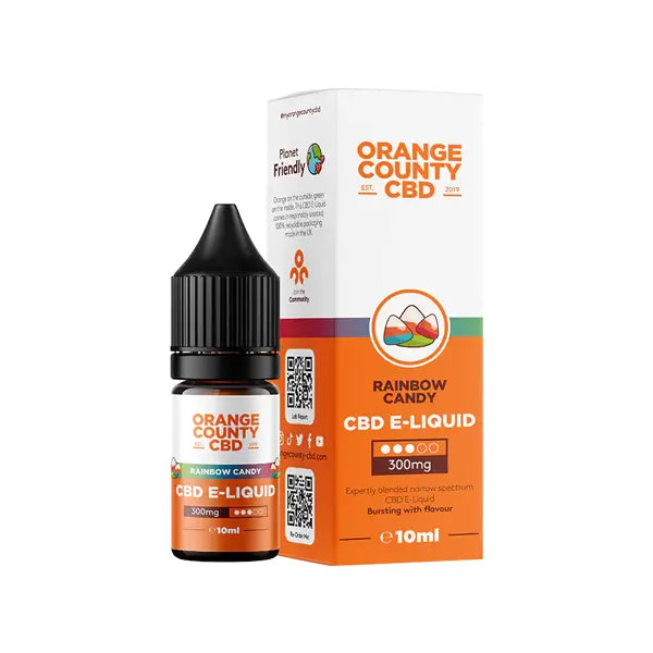 Orange County CBD 300mg Broad Spectrum CBD E-liquid 10ml (50VG/50PG) - CBD Products