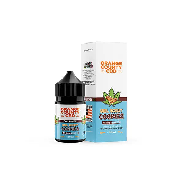 Orange County CBD Cali Range 1500mg CBD 50ml E liquid (60VG/40PG) CBD Products